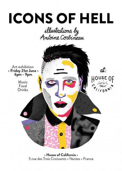 antoine-corbineau-talkie-walkie-iconsofhell-flyer