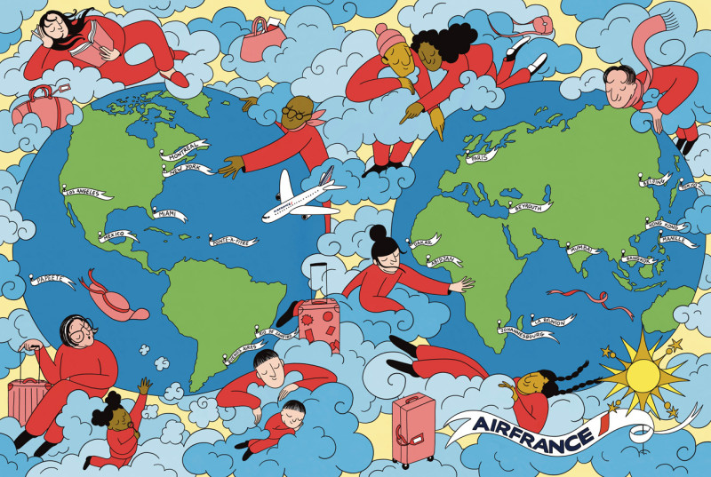 Debora spzilman talkie walkie air france