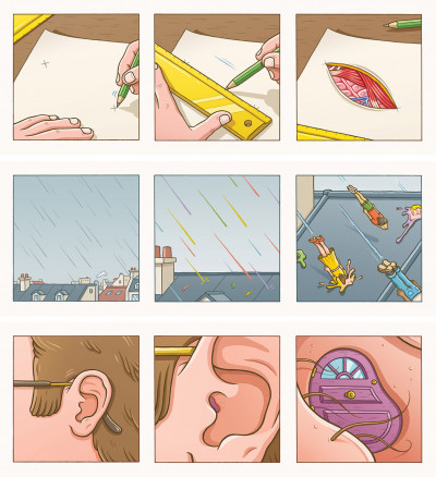Jules le barazer talkie walkie strip