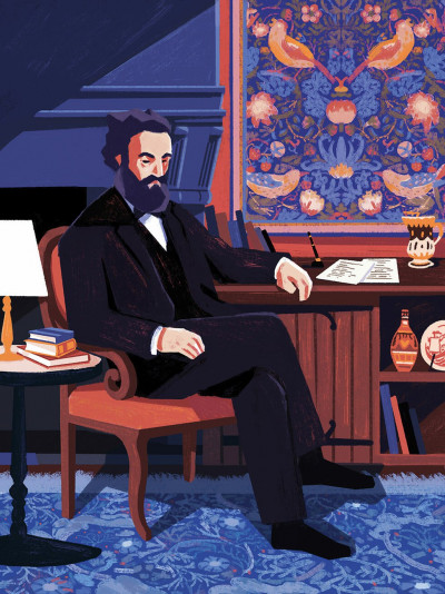 kim-roselier-talkie-walkie-william-morris-portrait